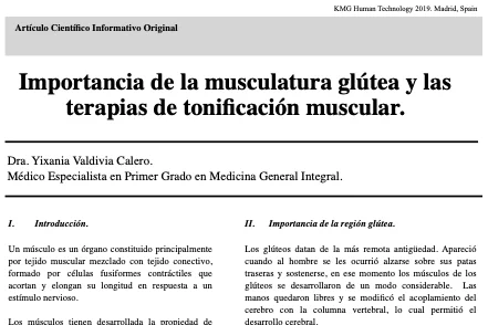 Importancia de la musculatura glútea y las terapias de tonificación muscular